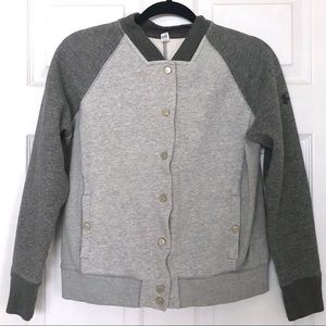 Under Armour Fleece Varsity Bomber Jacket